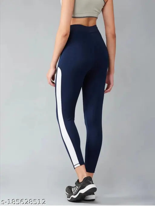 Earth joy Peach Solid Lycra Yoga Jeggings, stretchable, breathable, women's gymwear for active lifestyle