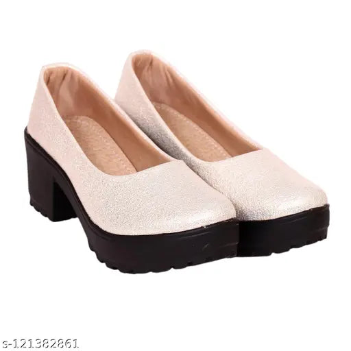 Synthetic Bhavi women's casual bellies, solid style, ankle loop pattern - Indian fashion accessory