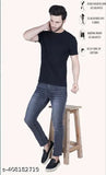 Mevan slim fit grey cotton blend jeans