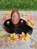 Marble Narmadeshwar shivling with Narmada Stone Jaladhari Yoni Base, authentic Indian Shiva lingam for home worship