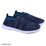Stylish mesh and PVC women's sports sneakers in solid net pattern, closed back design. Available sizes: IND-4 to IND-8. Made in India