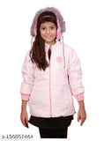 Alexa Blet Kids Jacket Pink Black Zipper