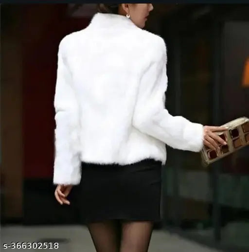 Dyed/washed wool classic waistcoat for women, long-sleeved, size S (bust 36in, length 26in), made in India