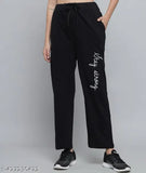 Black jogger pants women's casual lounge wear