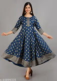 Aerated kameez with embroidered border for women