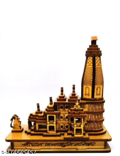 3D model Ram temple souvenir, intricately detailed ARIKA Shree Ram Mandir, ideal for home, office or car