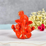 Marble Ganesh Idol - Murti-A-Mukut, Indian Lord Ganesha statue for home, temple, or gift