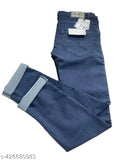 Cotton straight fit men's jeans, full length, for casual wear
