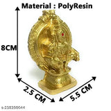 Lightweight synthetic resin Swamy Ayyappan statue (5.5cm x 8cm x 2.5cm), a beautiful Indian-crafted figurine for spiritual home decor or gifting