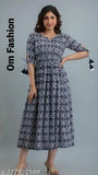 Celestial Blue Rayon Maxi Dress with Three-Quarter Sleeves, Printed Combo. Versatile formal wear from India." (124 characters)