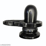 Seema Handicraft poly resin Shivling and Nandi temple home set, intricate pair for spiritual decor