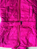 Pink padded jacket for girls