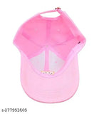 Pink cotton cap, women's trendy classic style
