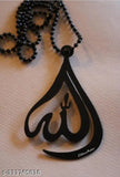 EliteAuto Premium laser-cut acrylic Allah Islamic rearview mirror, lightweight hanging with adjustable metal chain for car art decoration (India)