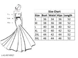 Trendy Georgette gown with long sleeves, printed net pattern, available in multiple sizes from XS to XXXL. Made in India