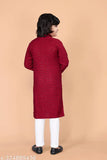 Embroidered chiffon kurta pyjama sets for kids, premium 100% cotton, gentle on baby's skin, Indian origin