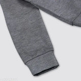 Comfy wool printed unisex hoodie with long sleeves, 2 side pockets, and ribbed cuff for kids aged 4-9. MYY brand, made in India