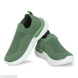 Teal and green memory foam athletic shoes, kids' size 8.5, comfortable and lightweight design
