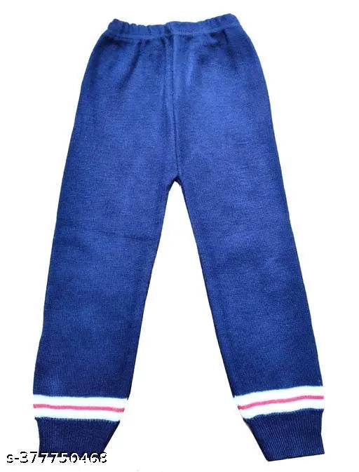 Woolen lightweight sweater set (18-24M, 1-2Y, 2-3Y, 3-4Y, 4-5Y), warm winter clothing for boys & girls with self-design patterns and long sleeves