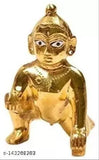 Metal Krishna idol - Laddu Gopal 5 no, traditional Indian Krishna figurine, 0.5cm each dimension