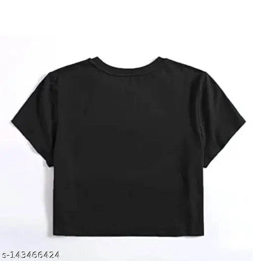 Organza women's short-sleeved t-shirt with printed net pattern, fashionable and pretty, made in India