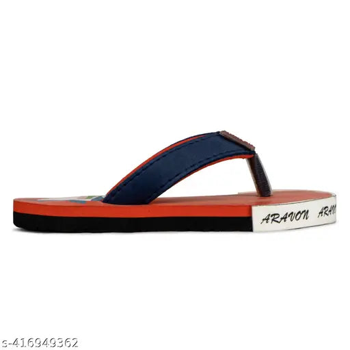 Printed EVA slippers for kids, stylish and fun, featuring various sizes from toddlers to age eight