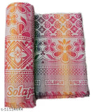 Multicolor pack of 5 Terry Retail's Original Solapur Chaddar single bed cotton blankets, featuring floral prints. Perfect for adult use in mild winter seasons, made from 600 thread count Indian-origin cotton flat sheets