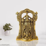 Aluminium Oxide Metal Lord Tirupati Balaji Sri Venkateswara Idol for home decor, 16cmx24cmx4cm, brings positivity and divine blessings
