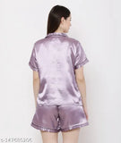 Satin ZEESHE MEESHE nightsuits for women & girls, fashionable sleepwear set