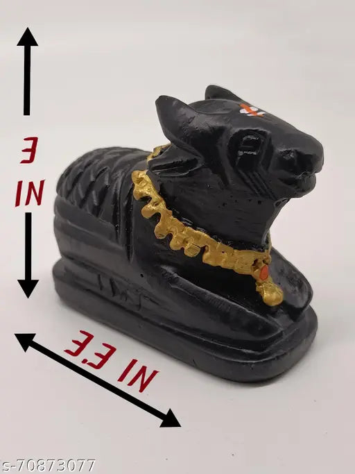 Handcrafted Matt Finish Shiva's Cow Statue, Indian art for spiritual decor and temple puja at home. #RatneshwarjiArts #NandiIdol #ShivaCowStatue #HandcraftedIdol #TemplePuja #HomeDecor #IndianArt #SpiritualDecor #MattFinish #DivineIdol #PujaEssentials #HinduArt #ShivaDevotee #TraditionalArt #PujaRoom #CulturalHeritage #DivineDecor #HolyVibes #ArtisanCrafted