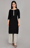 Rayon Aagyeyi Superior Women's Kurta Set with Palazzos - Solid net, three-quarter sleeves, latest fashion from India
