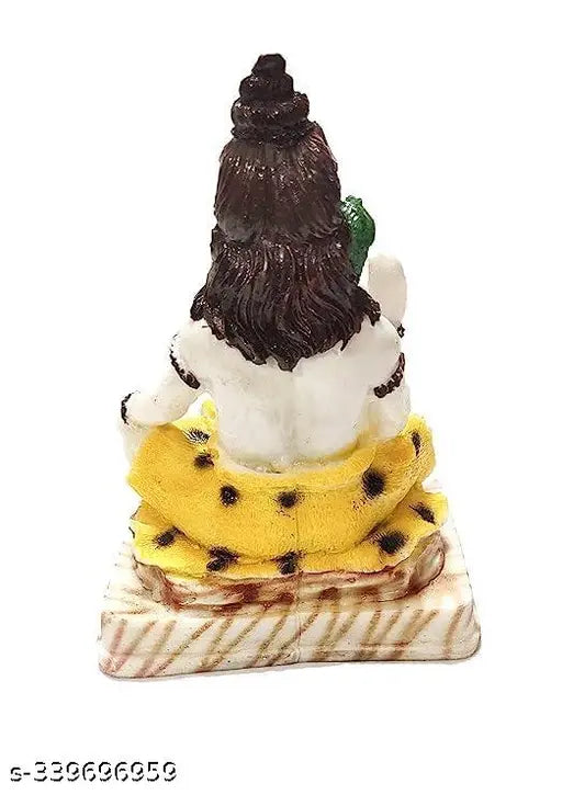 Marble Shiv Ji Mahadev Murti statue for home decor, temple or office. Indian spiritual gift for festivals and celebrations