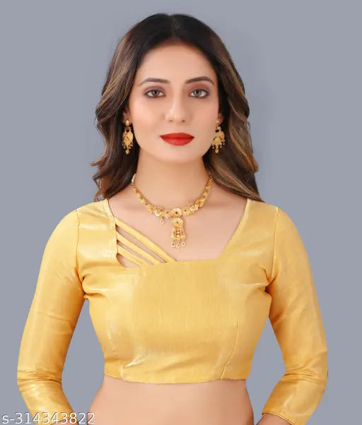 Trendy yellow saree with embroidery detail and mirror work, suitable for party wear, festive occasions, and weddings