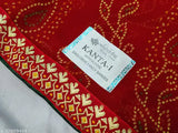 Ranisatiya Marwari Rajasthani Bandhani saree with heavy mono banglori silk blouse
