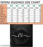 Vintage stretch denim jeggings for women, high-waist, export quality super soft, slim fit - CIEARO brand