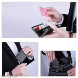 Solid metal Shivarth wallet, 6 slots, ideal for debit/credit cards, slim design, perfect gift, size: 95cm x 65cm x 15cm (Free Size) - Made in India