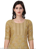 Soft cotton kurta with FOIL and Plazoo pocket, breathable and adjustable for daily wear and home washable, Indian fashion trend