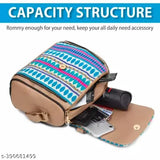 Trendy women's party wear sling bag with a built-in camera compartment