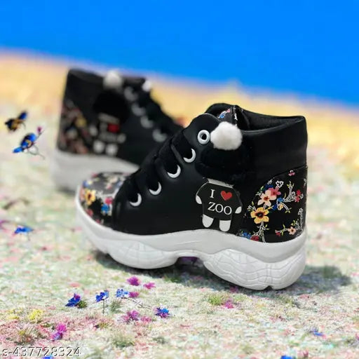 Canvas and PVC printed casual shoes for girls, Mukanda Kids brand