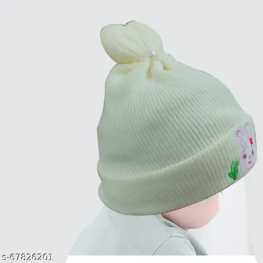 Infant winter caps set, ultra soft wool blend, newborn baby accessory, 2 piece pack for child comfort