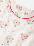 Rayon printed net short sleeve frock for girls, 100% soft premium Reyon, comfortable and non-irritating, mustmom India's largest baby care brand