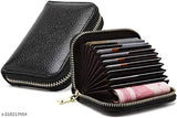 Leather ATM security cardholder, slim and secure accessory for keys, India-made
