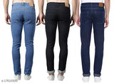 Designer lycra jeans for men, solid net, sizes 28-36, India-made quality fashion