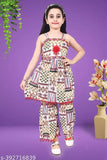 Rajasthani printed top with palazzo White