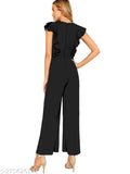 Stylish polycotton sleeveless women's jumpsuit, perfect for events or casual wear - Indian design
