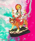 Marble finish Maa Durga idol statue, 7-inch spiritual showpiece for home decor and puja rooms, made in India
