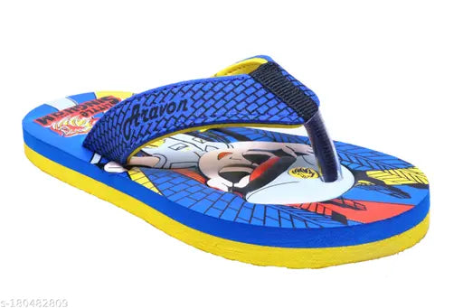 Eva flip flops, printed net, cartoon character for kids aged 2.5-12 years, India origin