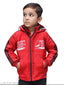 Stylish nylon hoodie jacket for kids, printed pattern, best boys winter wear, size 2-3 years