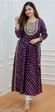 Purple lehenga with embroidery