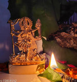 Metal Maa Kali idol, Amishi Blissful decors handicraft for car dashboard or home decor, 15cm x 12cm x 10cm